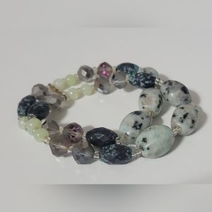 Stone & Beaded Bracelet